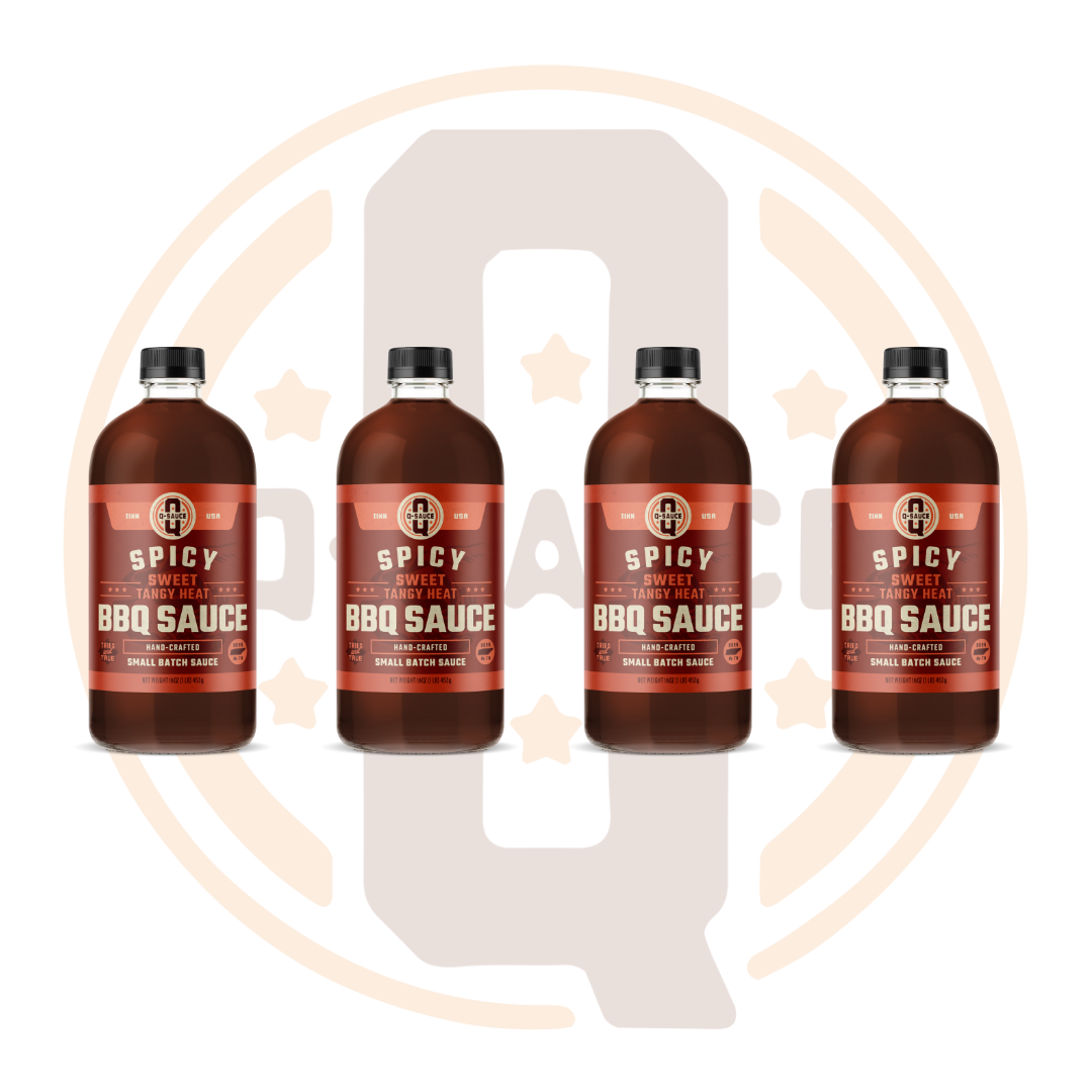 Q Sauce Spicy Sauce 16oz - 4 Pack
