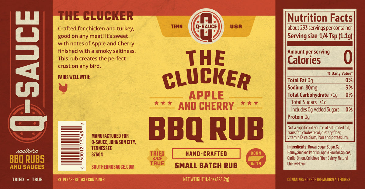 The Clucker BBQ Rub Tin