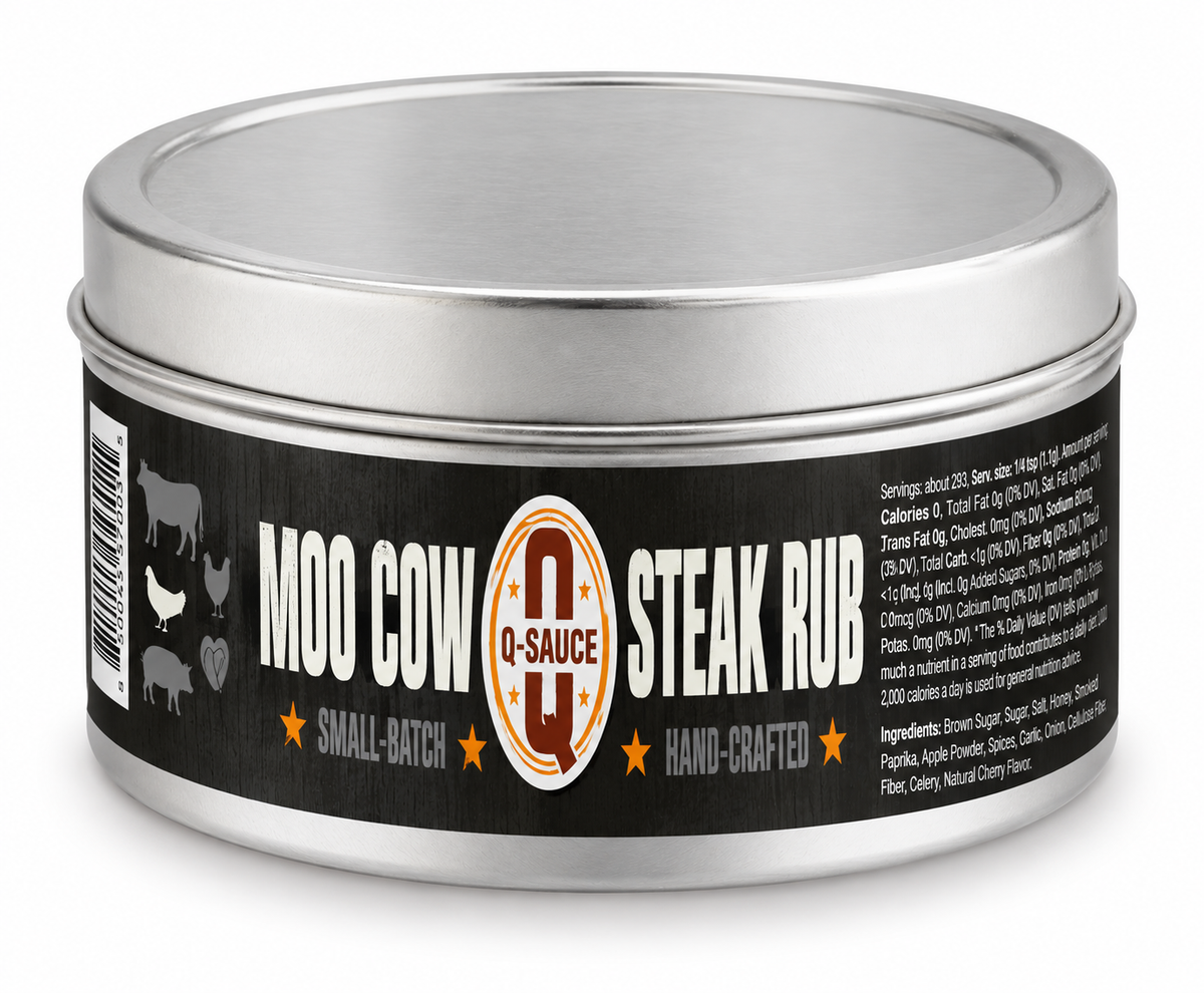 Moo Cow Steak Rub Tin